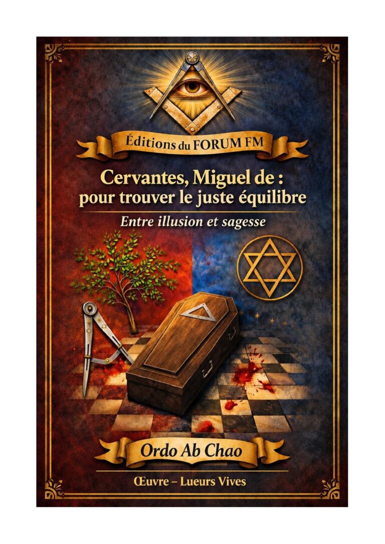 Cervantes, Miguel de : pour trouver le juste équilibre – Lueurs Vives - LV03GQ - Sources pour Franc-maçon