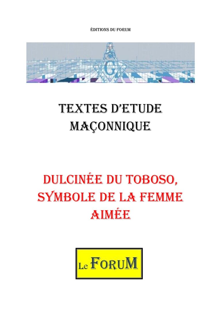 Dulcinée du Toboso, symbole de la femme aimée – Corpus - CM03GS - Sources pour Franc-maçon