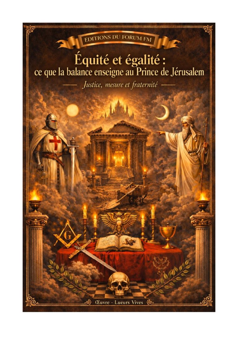 Équité et égalité : ce que la balance enseigne au Prince de Jérusalem – Lueurs Vives - LV1614 - Sources pour Franc-maçon