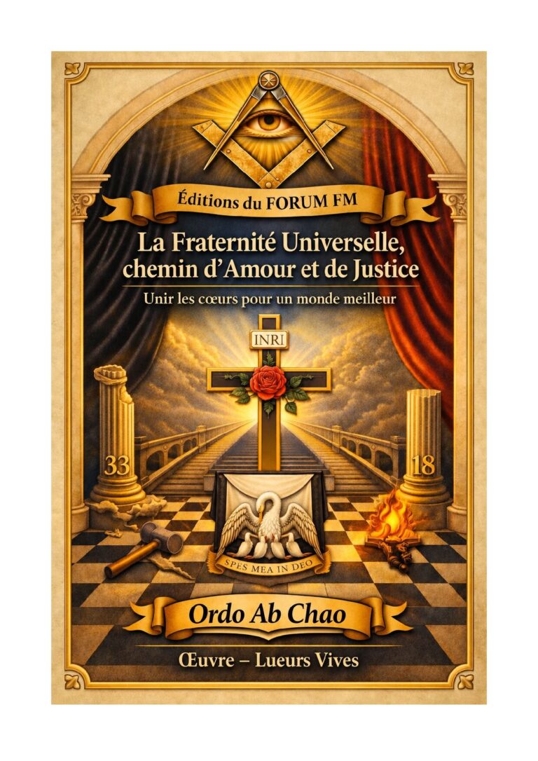 La Fraternité Universelle, chemin d'Amour et de Justice – Lueurs Vives - LV188U - Sources pour Franc-maçon