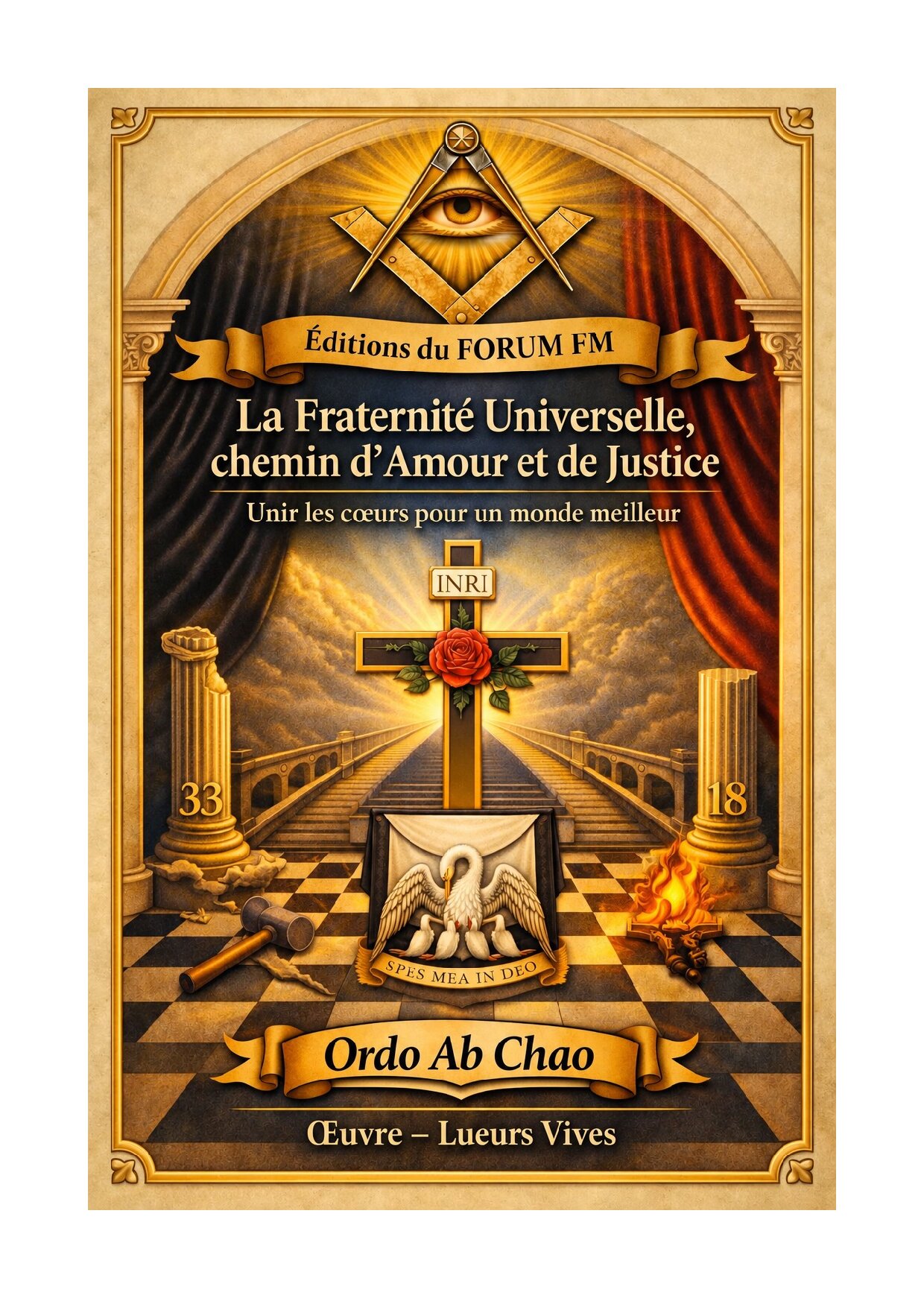 La Fraternité Universelle, chemin d'Amour et de Justice – Lueurs Vives - LV188U - Sources pour Franc-maçon