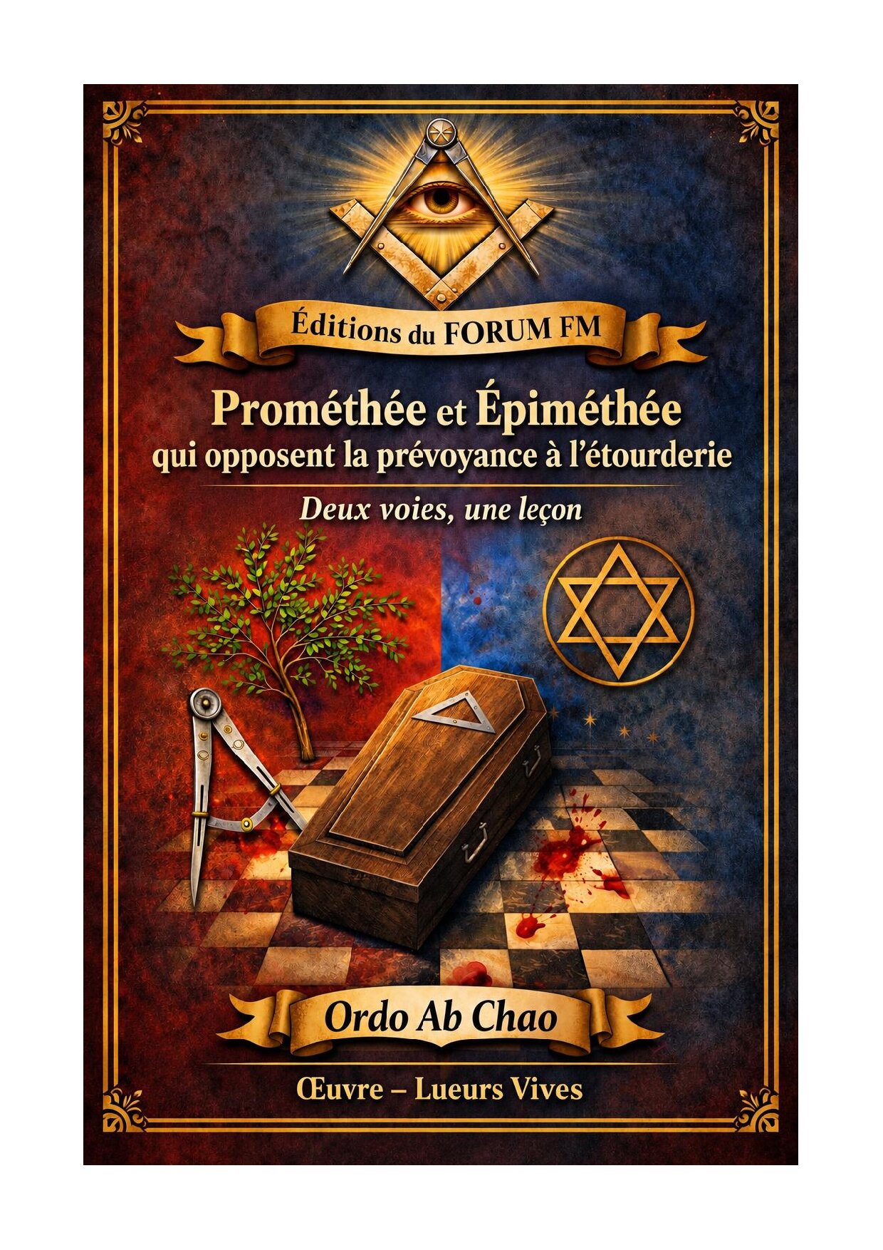 Prométhée et Épiméthée qui opposent la prévoyance à l'étourderie – Lueurs Vives - LV03GU - Sources pour Franc-maçon