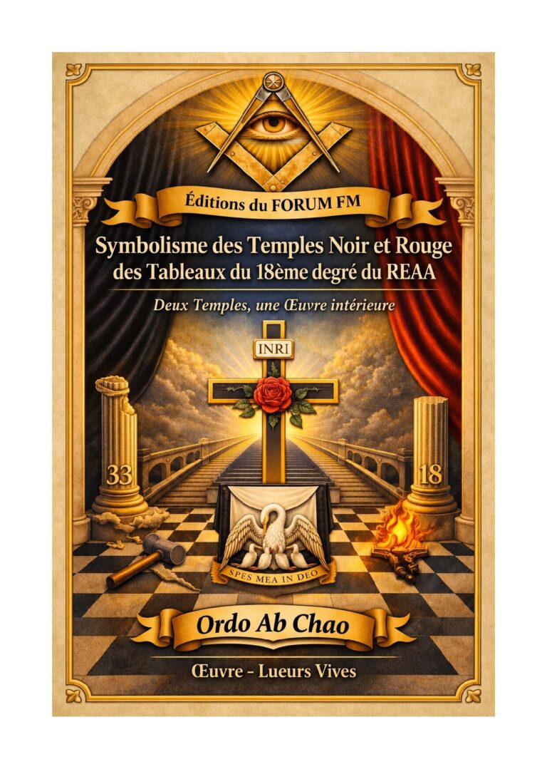 Symbolisme des Temples Noir et Rouge des Tableaux du 18ème degré du REAA – Lueurs Vives - LV188W - Sources pour Franc-maçon