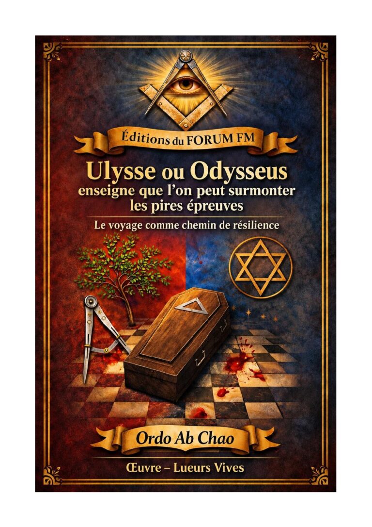 Ulysse ou Odysseus enseigne que l'on peut surmonter les pires épreuves – Lueurs Vives - LV03GZ - Sources pour Franc-maçon
