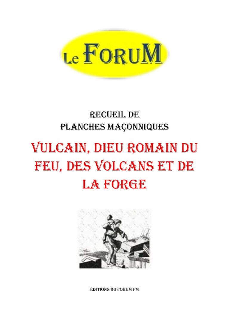 Vulcain, dieu romain du feu, des volcans et de la forge – Recueil - RP03GV - Sources pour Franc-maçon