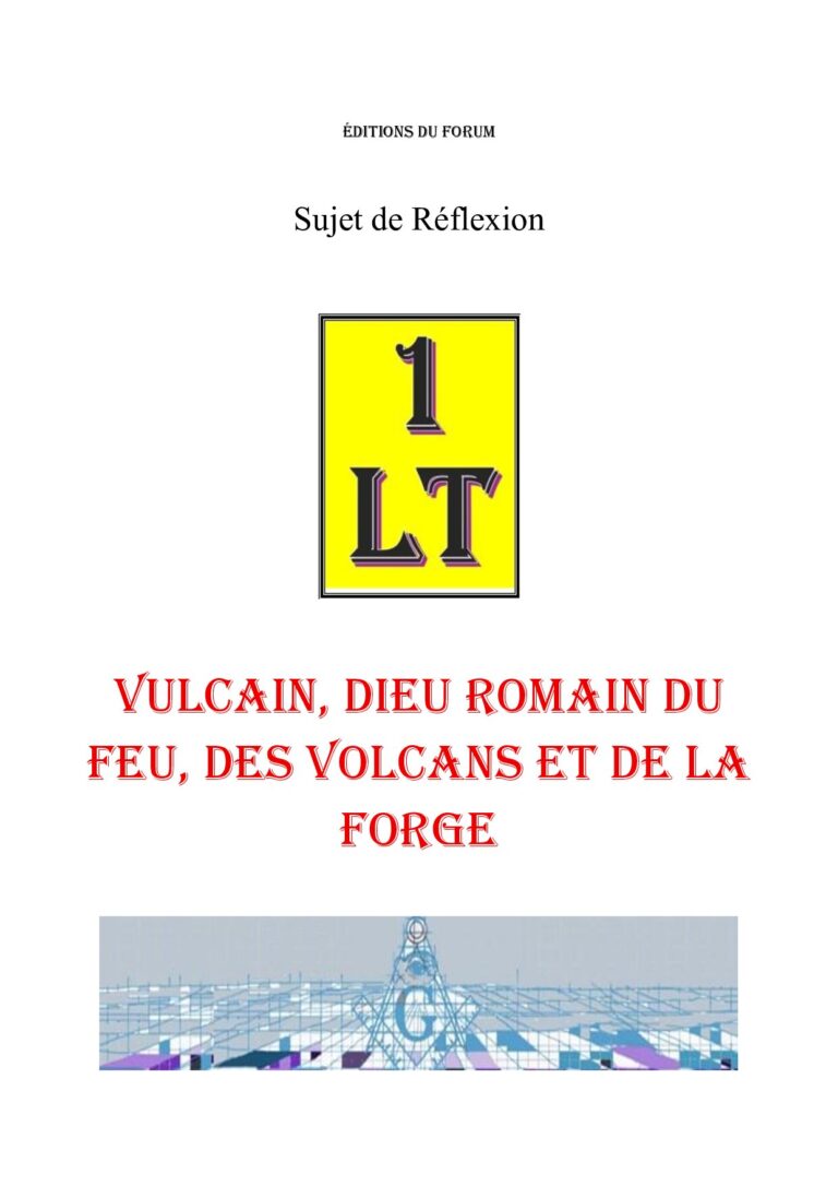 Vulcain, dieu romain du feu, des volcans et de la forge – Un Le Tout - SR03GV - Sources pour Franc-maçon